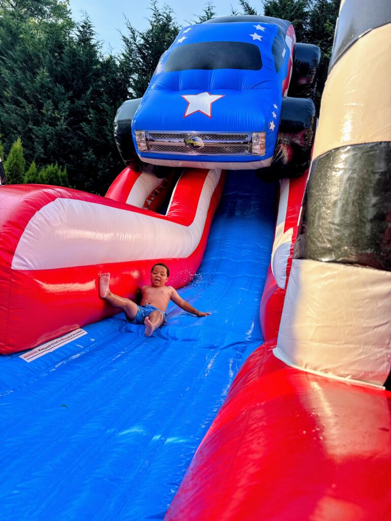 The Patriot Monster Truck Water Slide
