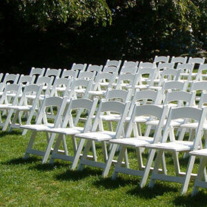 White Garden Chair - Image 2