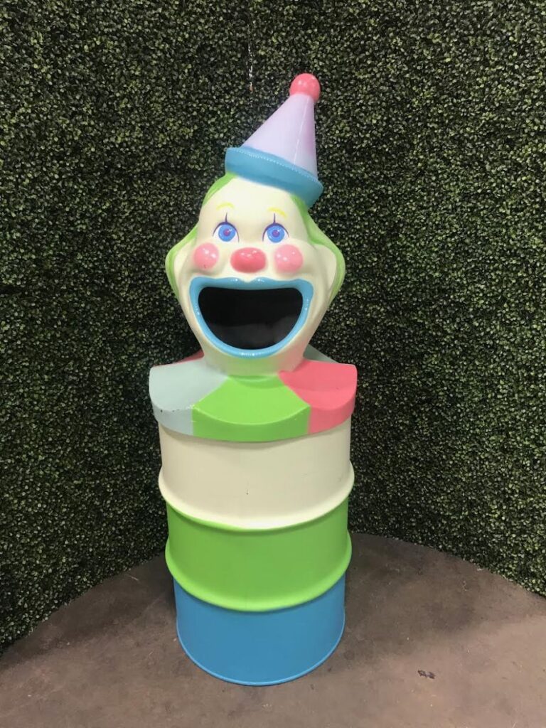 Clown Garbage Can