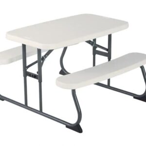 Kids White Picnic Table