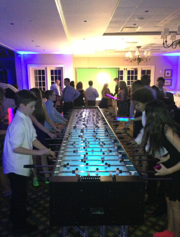 LED 16 Person Foosball Table