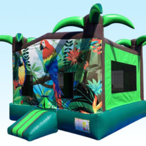 Tropical Parrot Bounce House