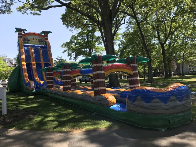 Tiki Plunge Dual Lane with Slip and Slide - Image 1