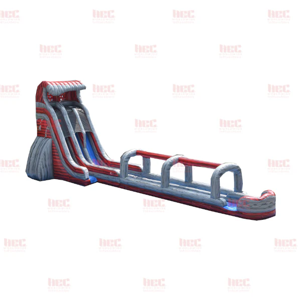 27' Lava Dual Lane Slide with Slip and Slide