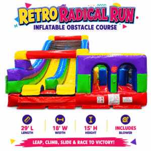 Retro Radical Obstacle Course